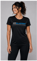 FitBlueprint Women’s Performance Lifestyle Tee- Black or Grey